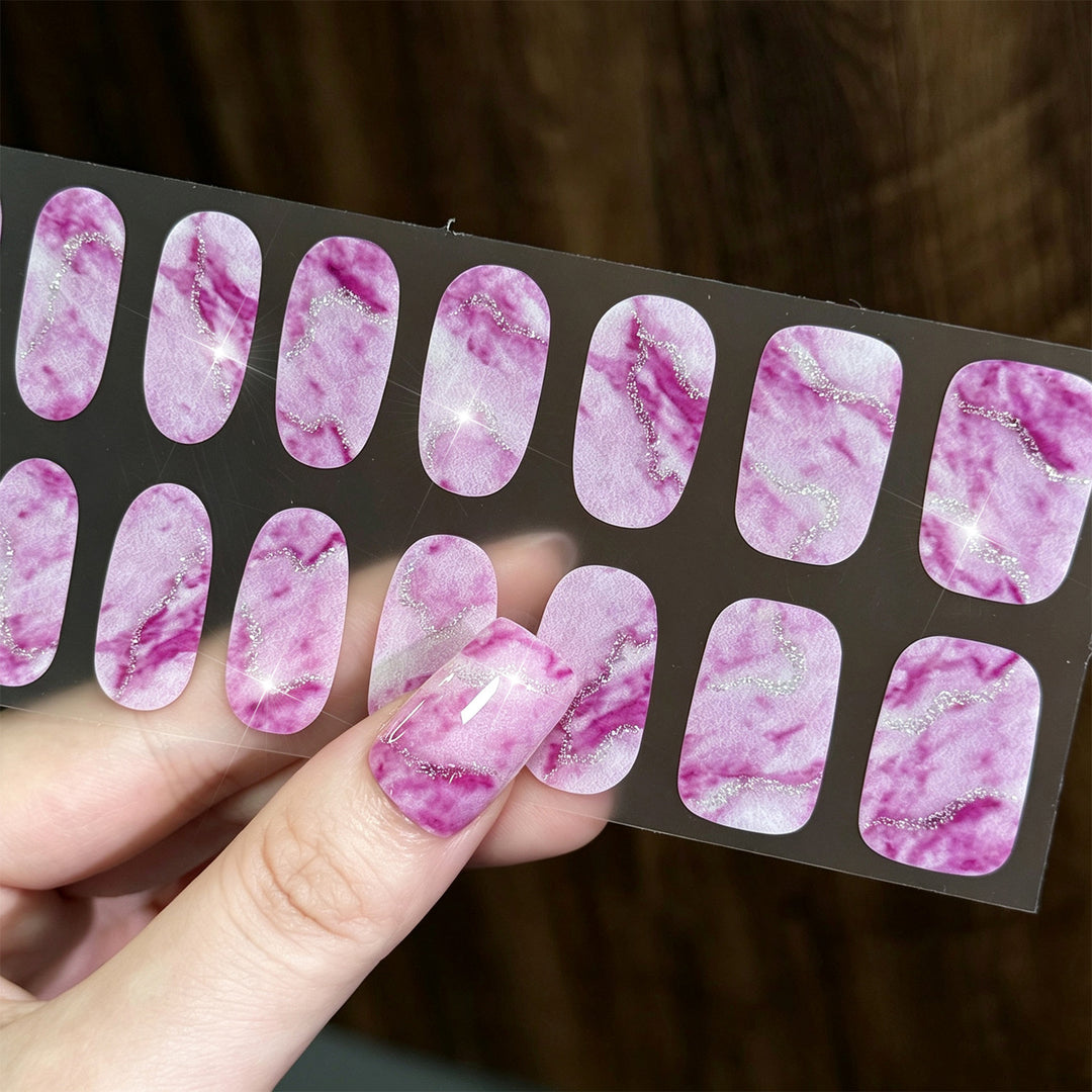Artistic Watercolor Nail Wraps