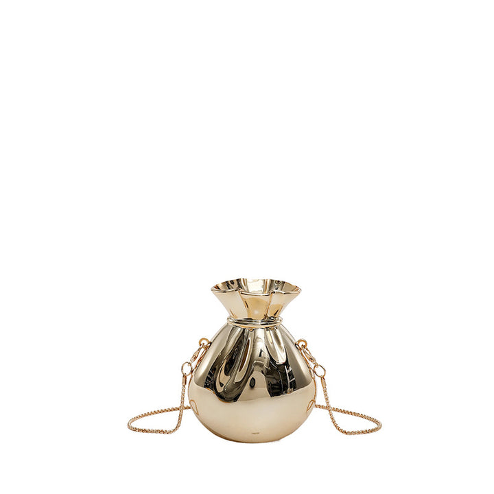 Elegant Metallic Evening Bag