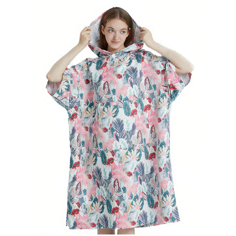 Women colorful bath tunnel with hood Kalsten