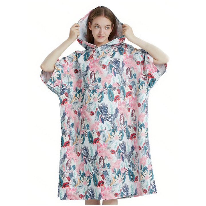 Women colorful bath tunnel with hood Kalsten
