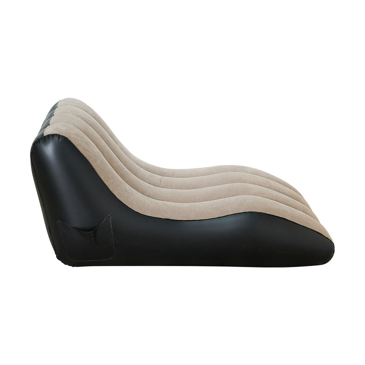 Women Comfortable Inflatable Relax Lounger with Ergonomic Backrest Kalsten