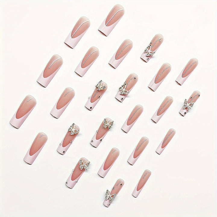 Artistic 3D Butterfly Nail Extensions Kalsten
