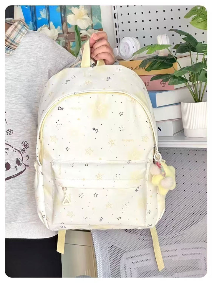 School backpack with playful star design and multiple compartments Kalsten
