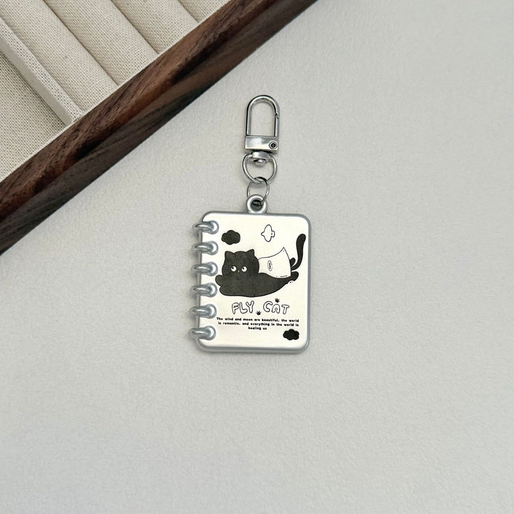 Cute Cat Star Charm Keychain Kalsten