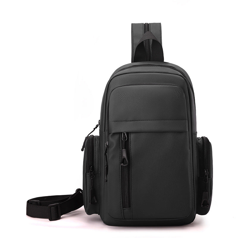 Multi-Compartment Crossbody Sling Backpack