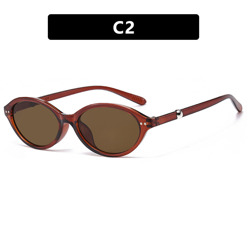 Women trendy sunglasses in oval design with UV protection Kalsten