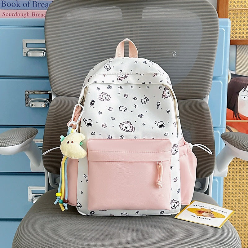 Playful Bunny Ears Printed Backpack Kalsten