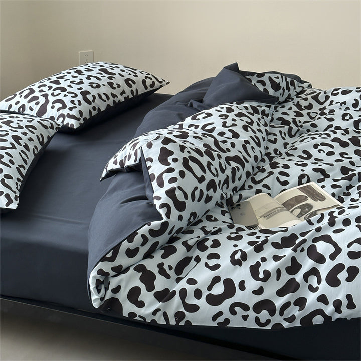 Dotted bedding set made of cotton satin with an extra soft touch
