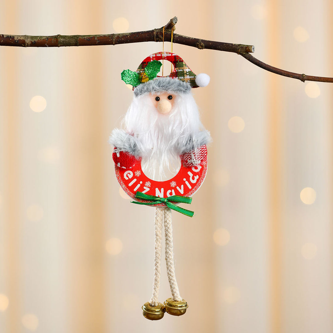 Decorative Santa Wreath Ornament Kalsten