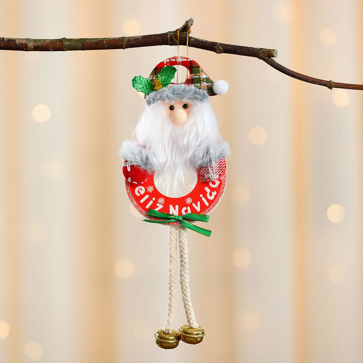 Decorative Santa Wreath Ornament Kalsten