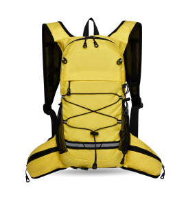 Sporty backpack with breathable mesh inserts and elastic carrying straps Kalsten