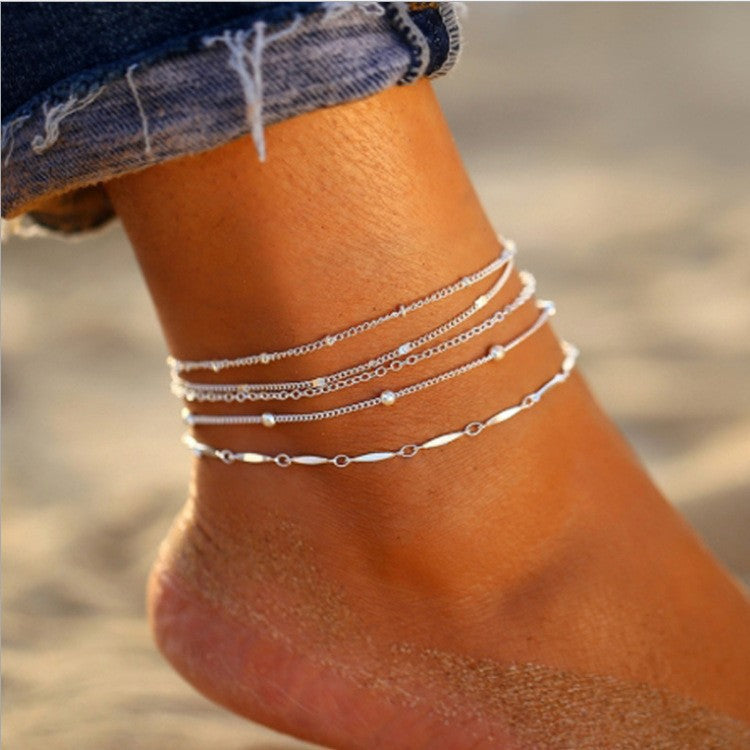 Elegant Double Chain Anklet Kalsten