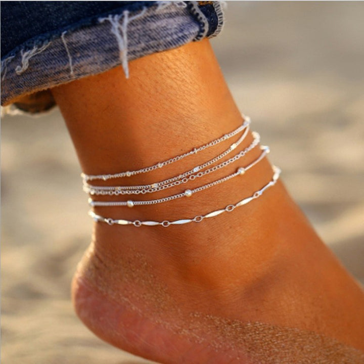 Elegant Double Chain Anklet Kalsten