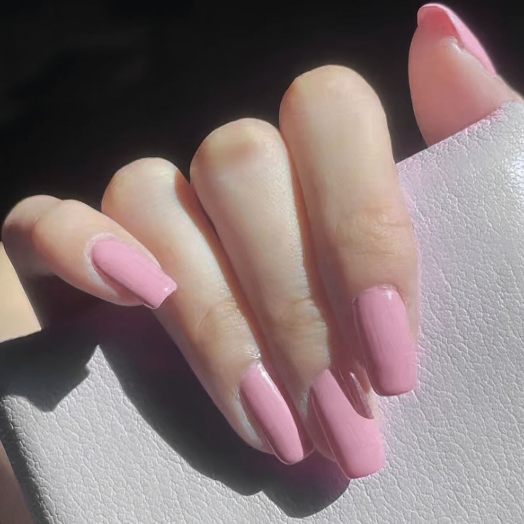Elegant Long Coffin Press-On Nails