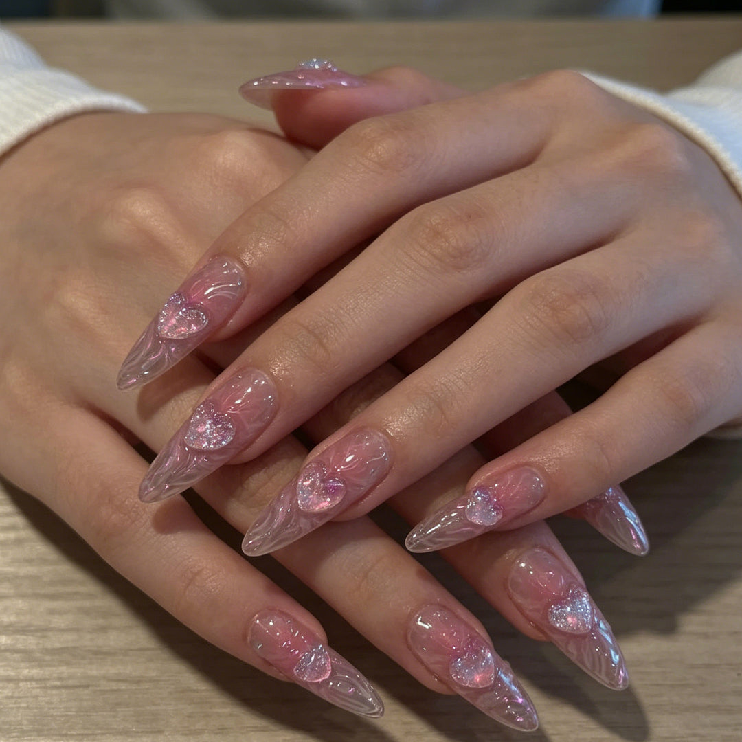 Artistic 3D Floral Nail Enhancements Kalsten