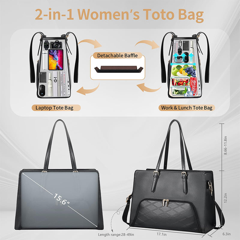 Insulated Multi-Compartment Lunch Tote Kalsten