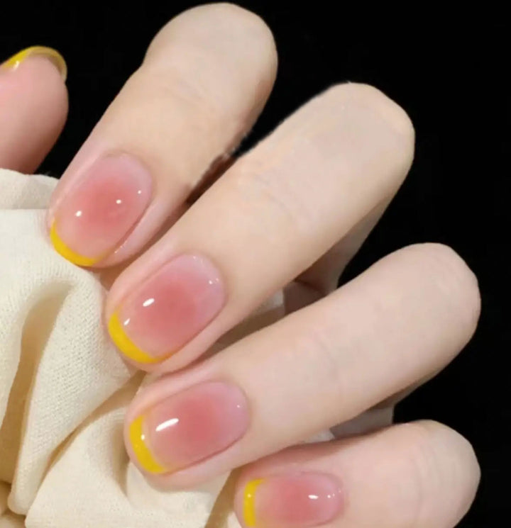 Stylish French Tip Press-On Nails