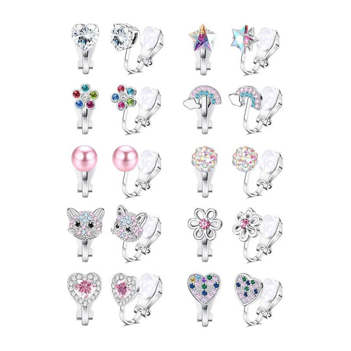 Charming Clip-On Earrings Set Kalsten