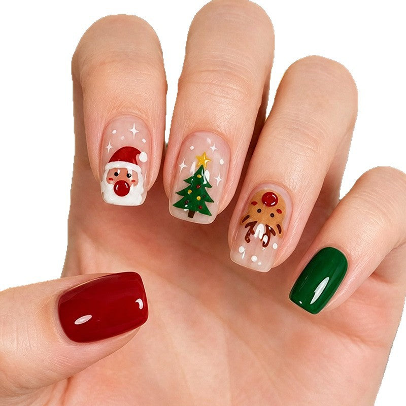 Festive Holiday-Themed Nail Art Set Kalsten