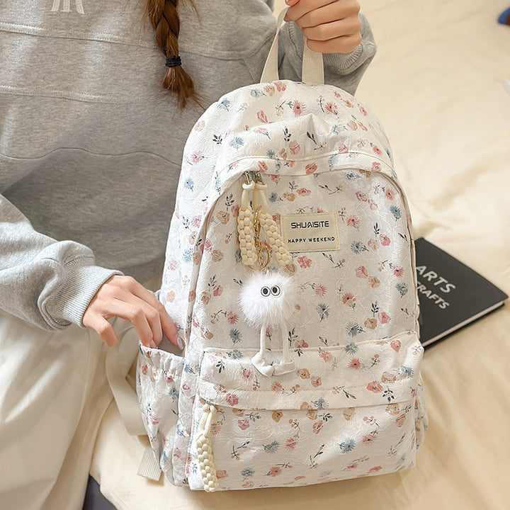 Floral Embellished Backpack Kalsten