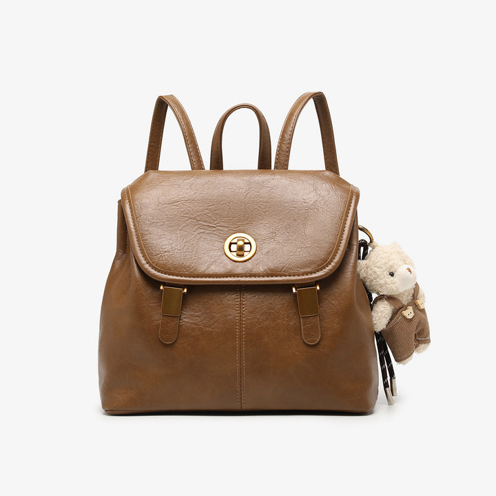 Chic Retro Structured Backpack