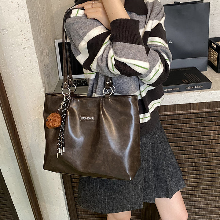 Chic Faux Leather Tote Bag Kalsten