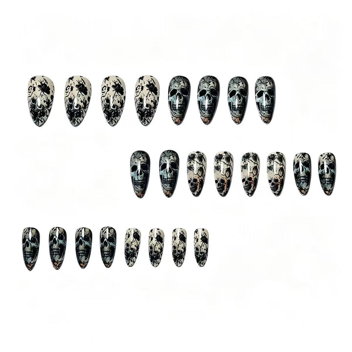 Artistic Skull-Themed Nail Art Kalsten 1788155651