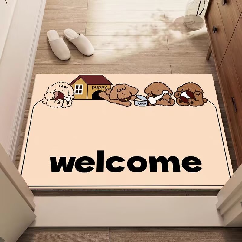 Cartoon Character Welcome Mat