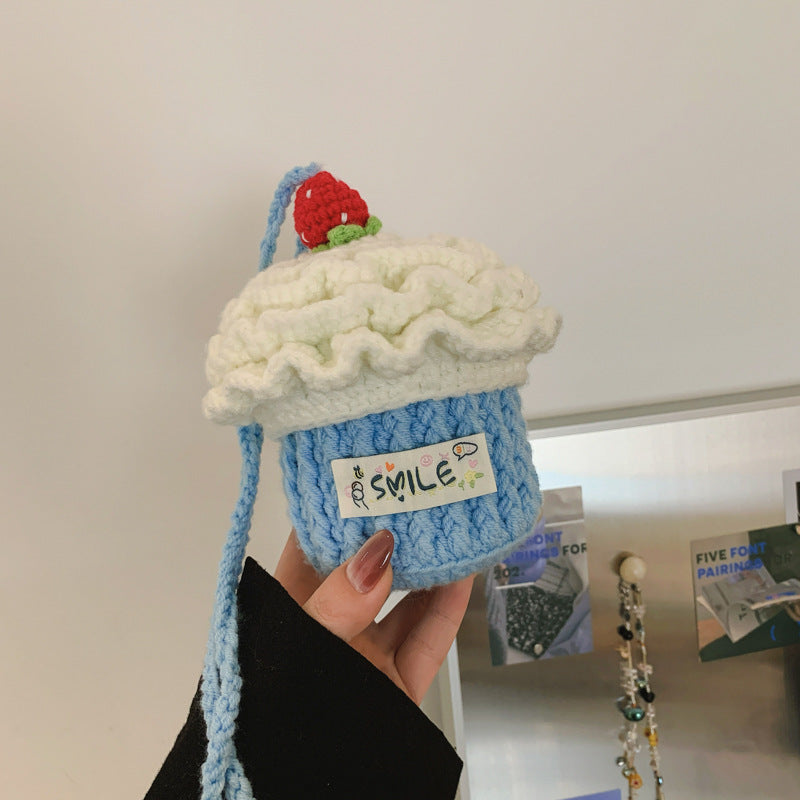 Cute Crochet Cupcake Plush Toy