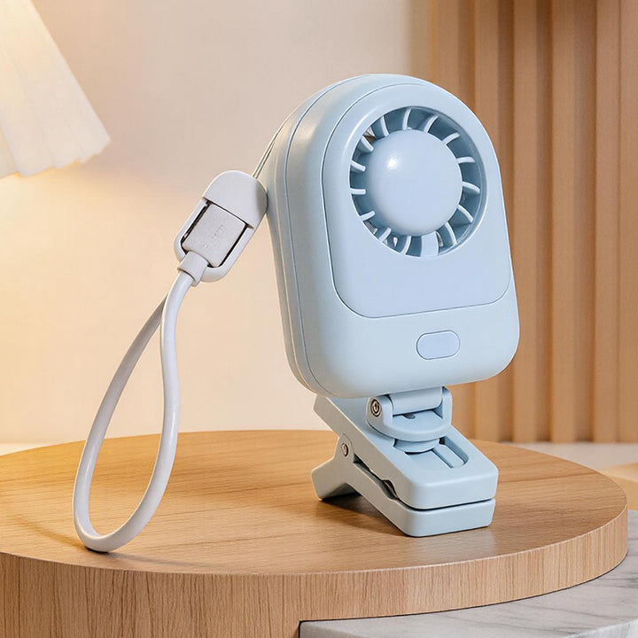 Women's Clip Fan with USB Connection and Flexible Mount Kalsten