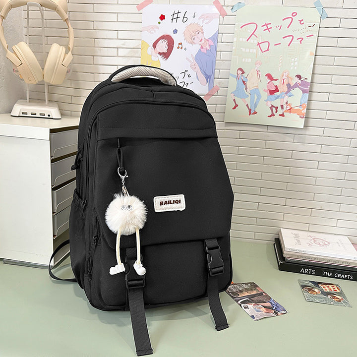 Stylish Multi-Functional Backpack with Decorative Features Kalsten