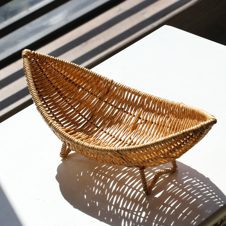 Unisex Unusual Rattan Fruit Bowl Kalsten