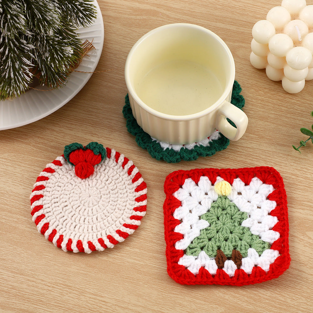 Decorative Artisan Crocheted Coaster Kalsten