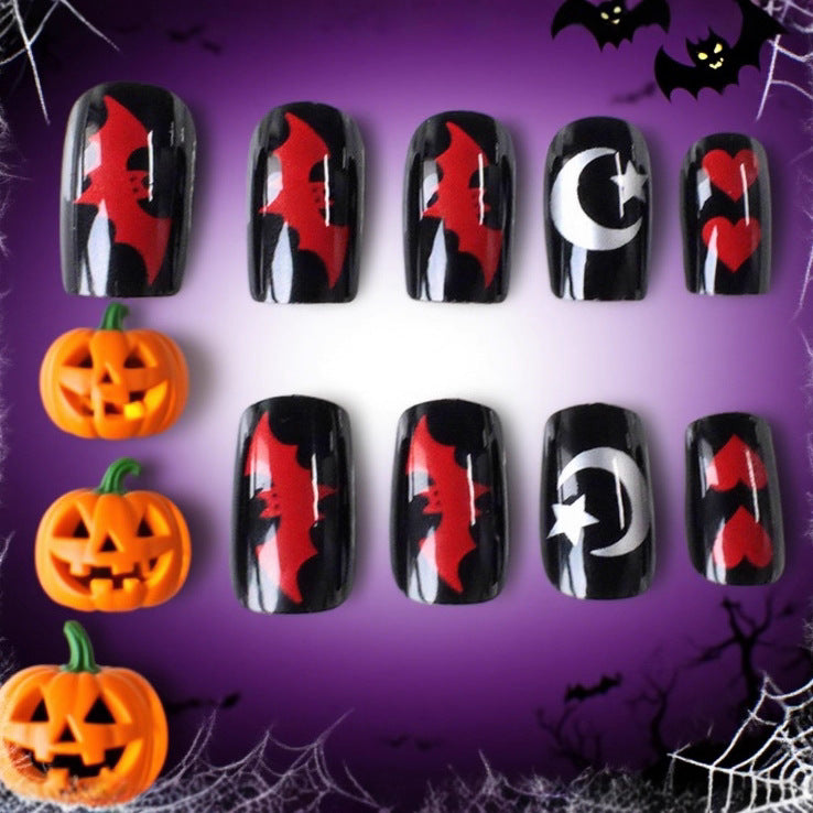 Halloween-Themed Nail Art Design Kalsten