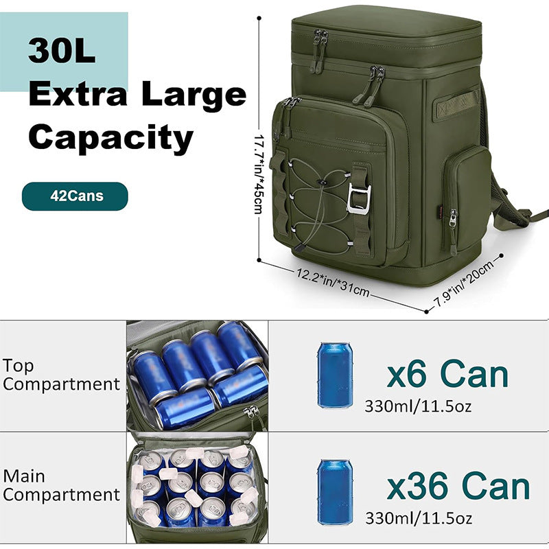 Insulated multipurpose backpack with ergonomic carrying system Kalsten