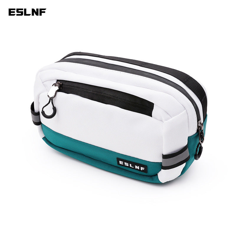 compact double-zip travel toiletry and tech organizer pouch Kalsten