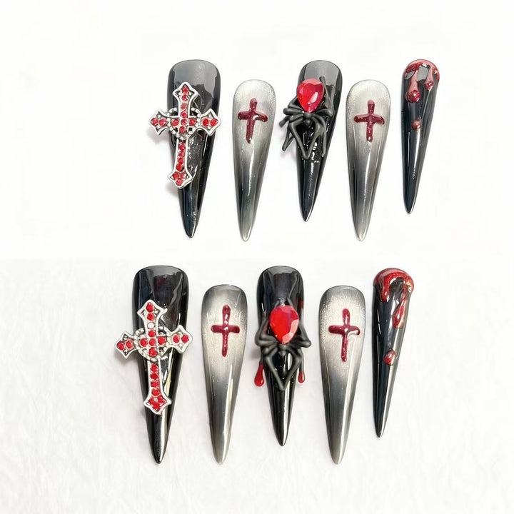 Artistic Press-On Nails