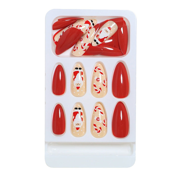 Festive Santa Claus Press-On Nail Set Kalsten