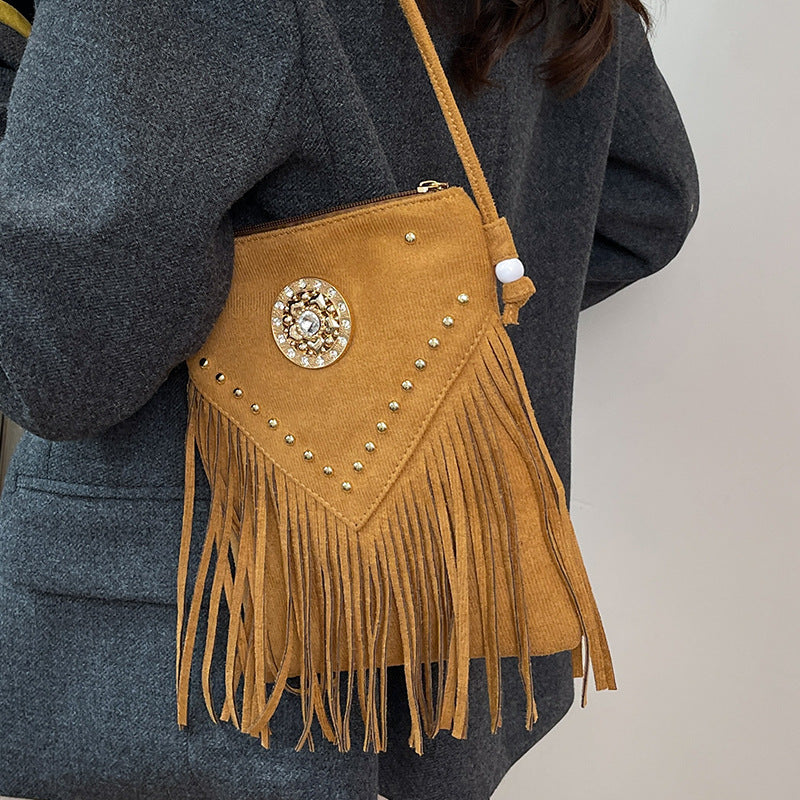 Bohemian Fringe Clutch Bag