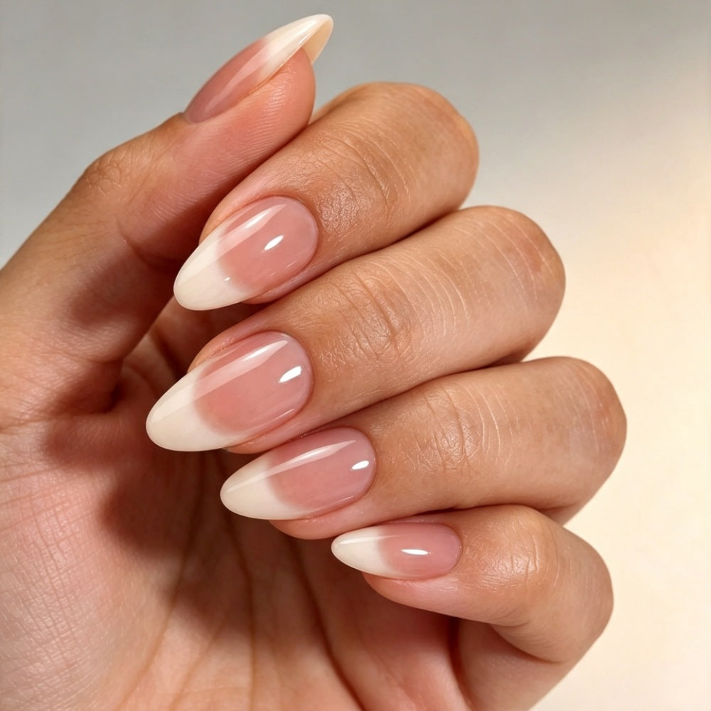 Almond-Shaped Gradient Press-On Nail Set Kalsten