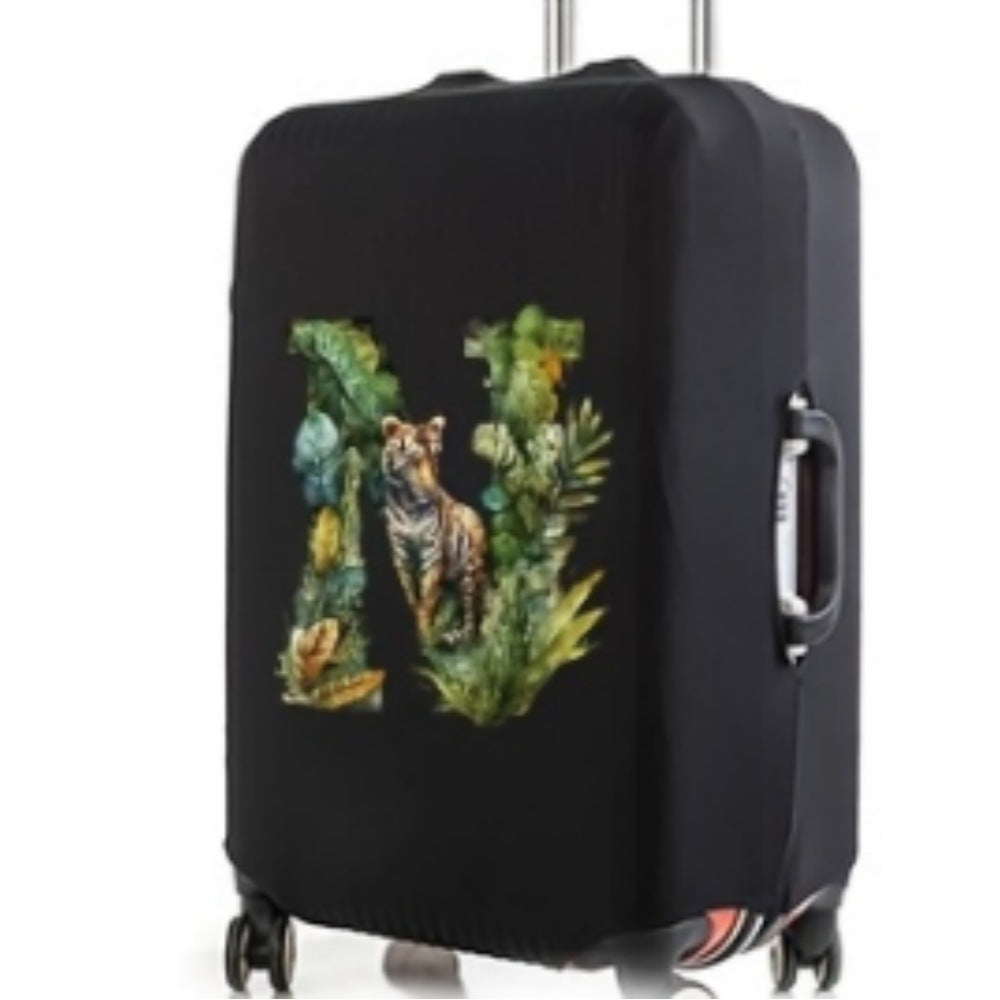 Unisex hard shell suitcase with unique tiger design Kalsten