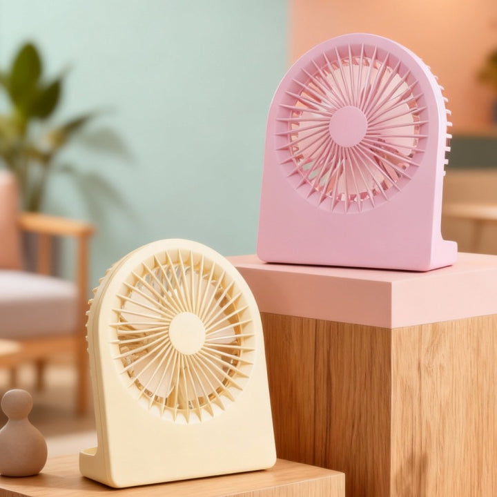 Women's portable USB fan with versatile tilt mechanism Kalsten