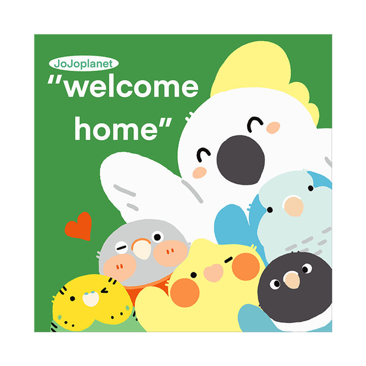 Decorative Cotton-Linen Welcome Home Bird Nursery Wall Tapestry