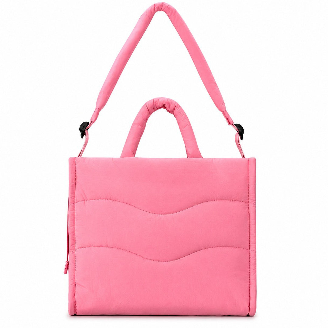 Structured Quilted Tote Bag