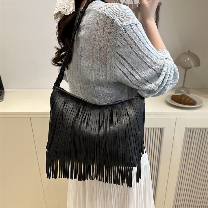 Bohemian Fringe Shoulder Bag Kalsten