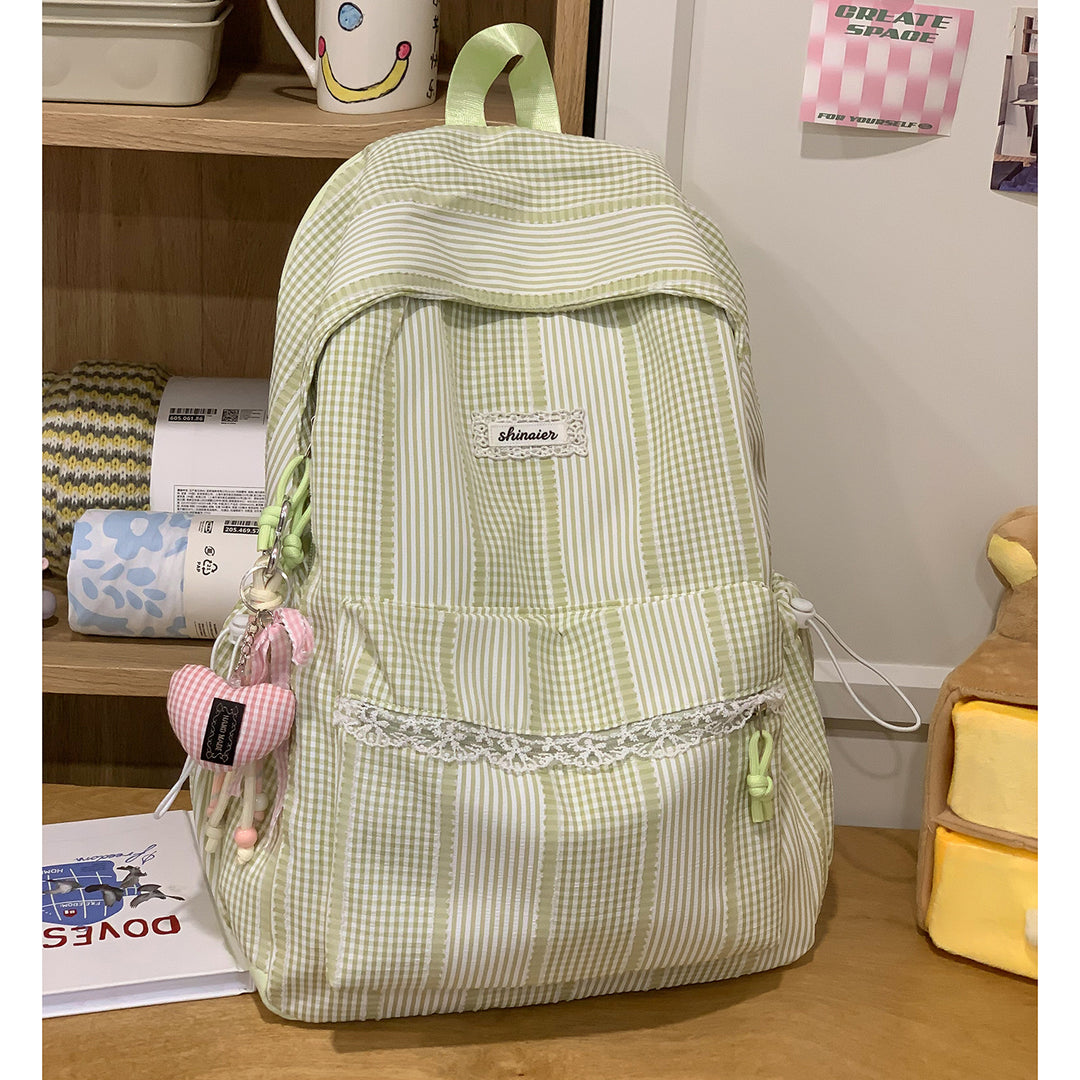Cute Striped Backpack Kalsten
