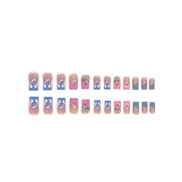 Decorative 3D Press-On Toenail Art Kalsten