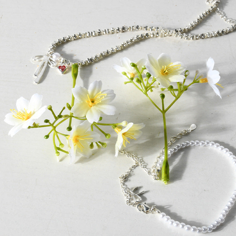 Floral Embellished Hair Clips