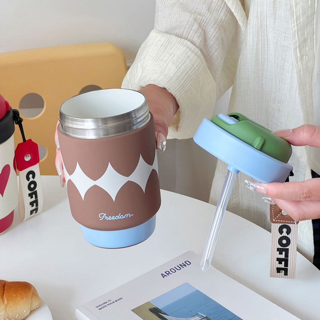 Women's Insulated Coffee Cup with Practical Closure Mechanism Kalsten