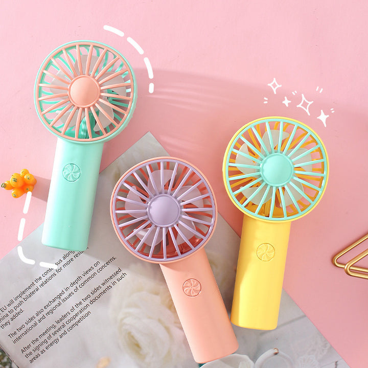 Women's Portable Handheld Fan with Ergonomic Handle and Powerful Battery Life Kalsten
